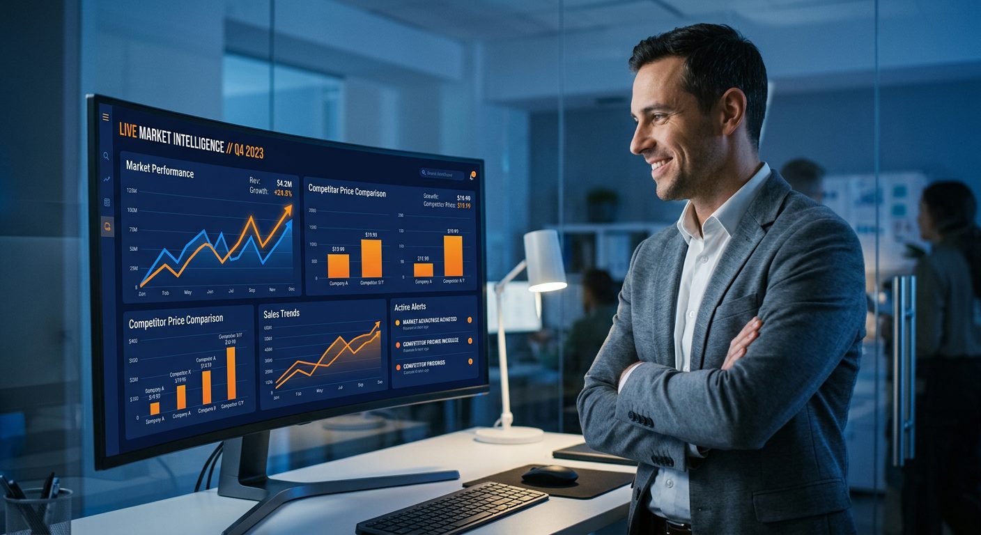 MarketRadar TECHALO – sistema di market intelligence per monitoraggio prezzi competitor in tempo reale
