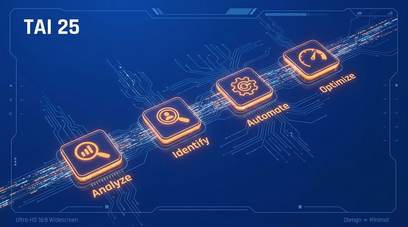 Metodo TAI 25 TECHALO – framework in 4 step per l'automazione aziendale
